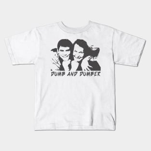 Dumb and Dumber Vintage Smile Kids T-Shirt